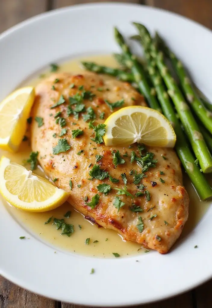28 Easy Healthy Chicken Dinner Ideas Ready in Minutes - 13. Lemon Butter Chicken