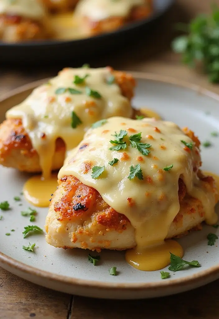28 Easy Healthy Chicken Dinner Ideas Ready in Minutes - 20. Garlic Parmesan Chicken