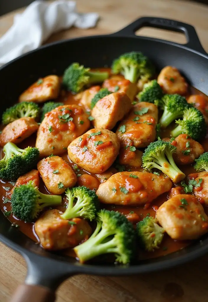 28 Easy Healthy Chicken Dinner Ideas Ready in Minutes - 6. Chicken Stir-Fry with Broccoli