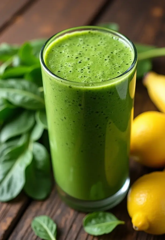 28 Easy Smoothie Recipes Healthy and Perfect for Mornings - 1. Green Detox Smoothie