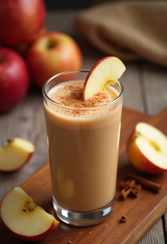 28 Easy Smoothie Recipes Healthy and Perfect for Mornings - 23. Apple Cinnamon Smoothie