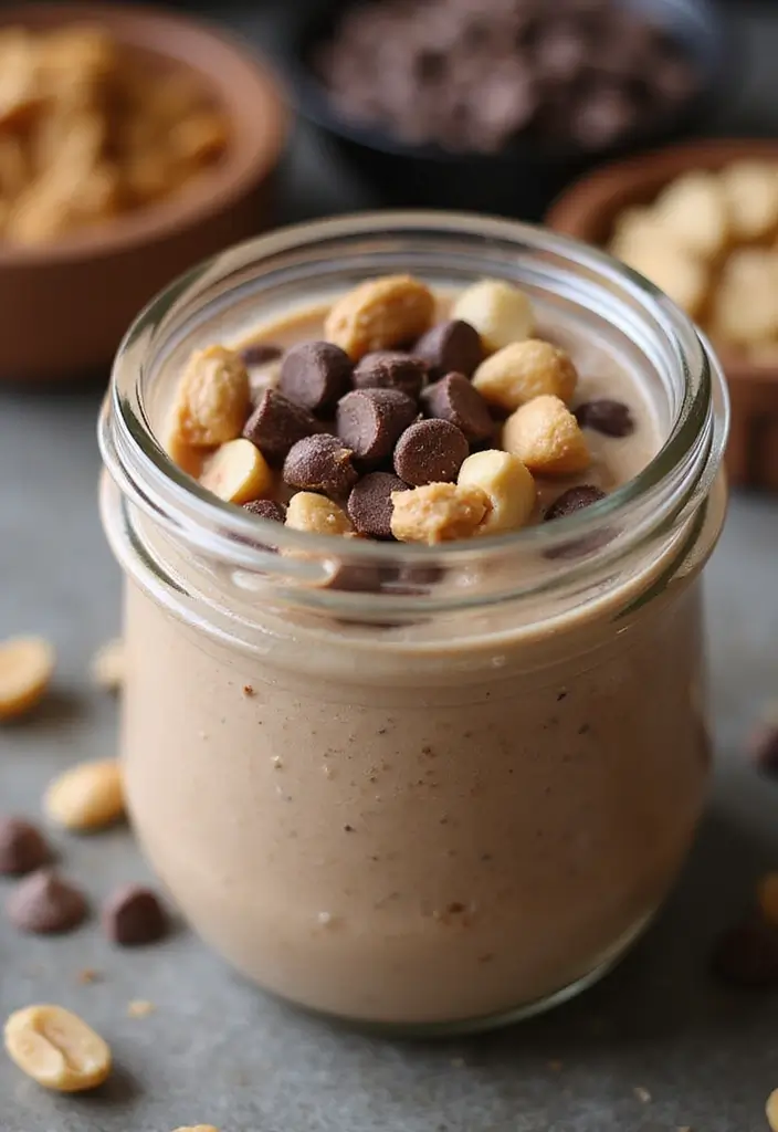 28 Healthy Breakfast Recipes: Easy and Energizing Smoothie Bowls - 13. Peanut Butter Cup Bowl