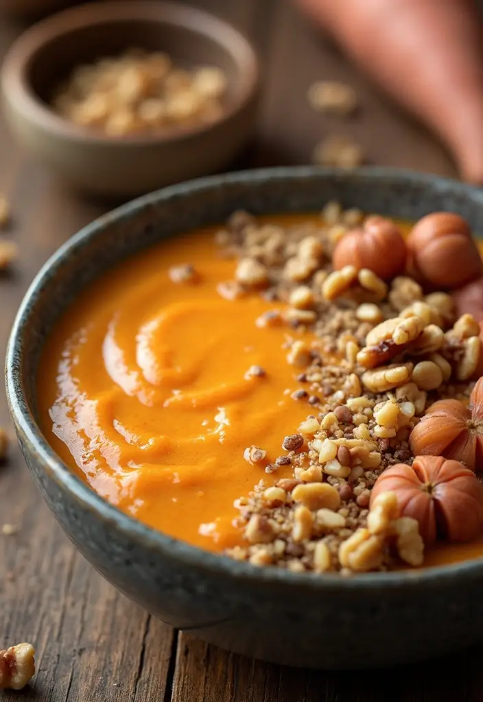 28 Healthy Breakfast Recipes: Easy and Energizing Smoothie Bowls - 23. Sweet Potato Bowl