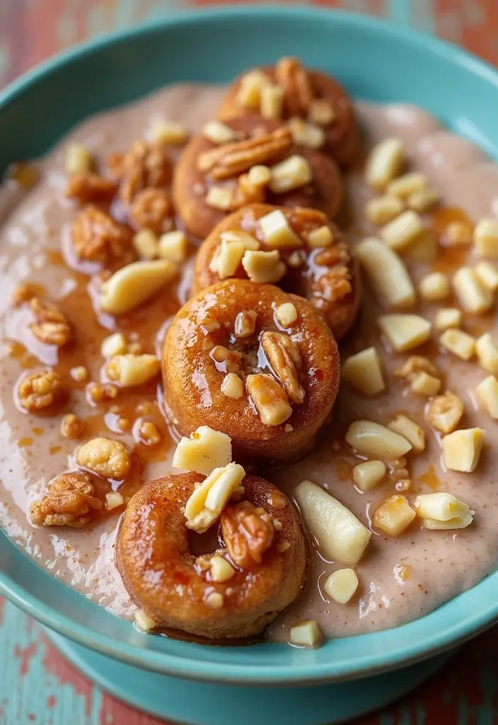 28 Healthy Breakfast Recipes: Easy and Energizing Smoothie Bowls - 6. Cinnamon Roll Smoothie Bowl