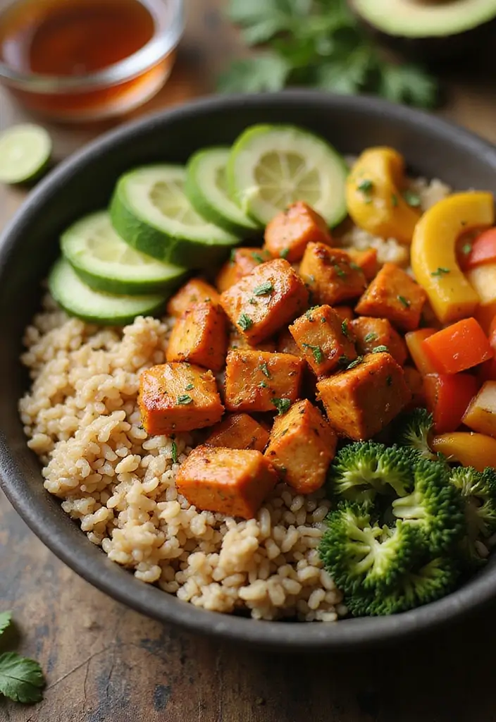 28 Healthy Buffalo Chicken Recipes That Are Spicy and Guilt-Free - 17. Buffalo Chicken Grain Bowl