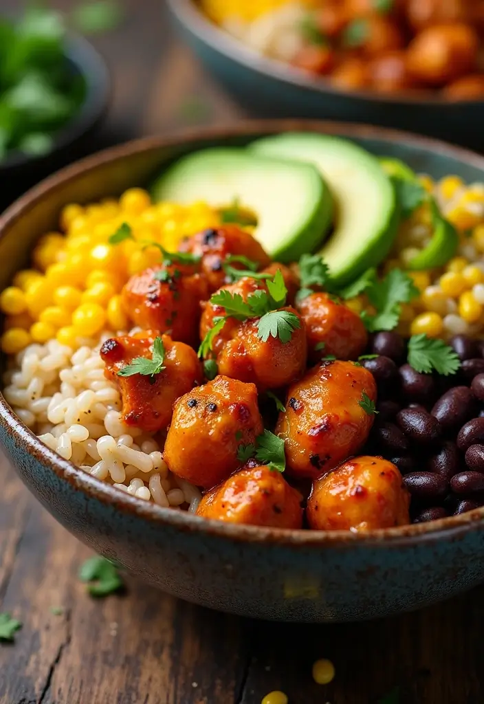 28 Healthy Buffalo Chicken Recipes That Are Spicy and Guilt-Free - 25. Buffalo Chicken Rice Bowls