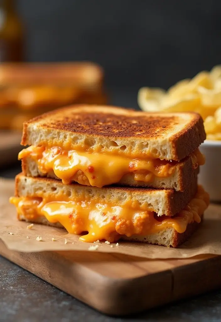 28 Healthy Buffalo Chicken Recipes That Are Spicy and Guilt-Free - 27. Buffalo Chicken Grilled Cheese