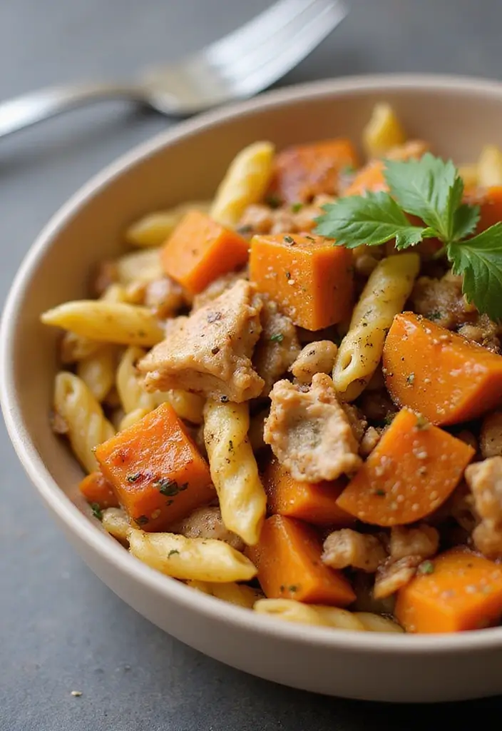 28 Healthy Cajun Chicken Pasta Recipes That Bring the Spice - 15. Cajun Chicken Pasta with Sweet Potatoes