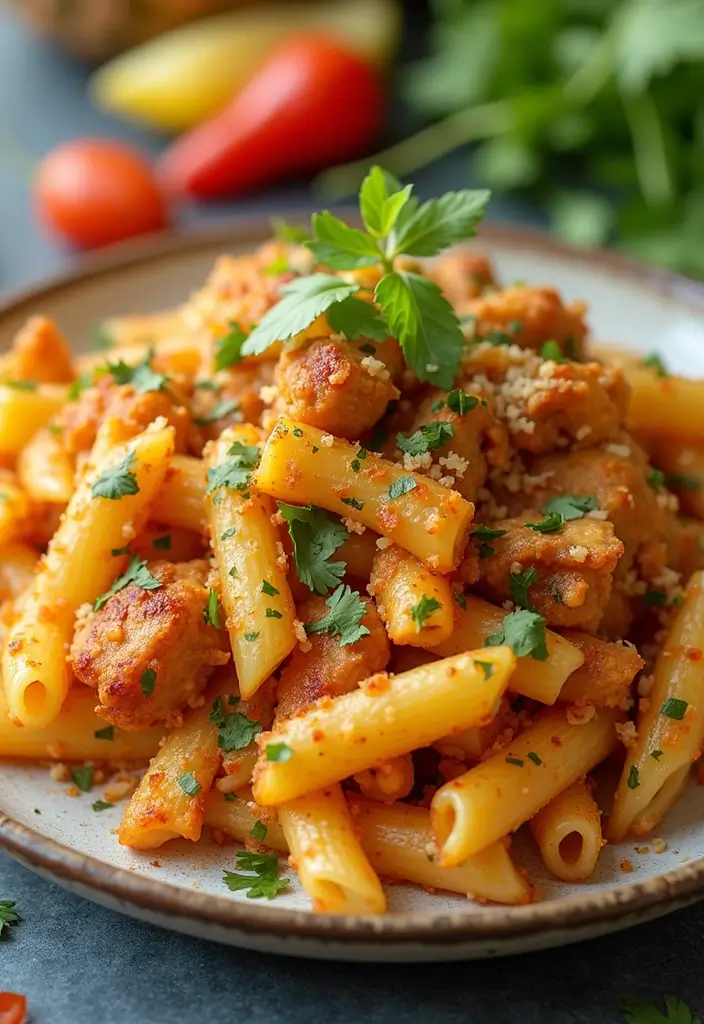 28 Healthy Cajun Chicken Pasta Recipes That Bring the Spice - 20. Cajun Chicken Pasta with Pineapple