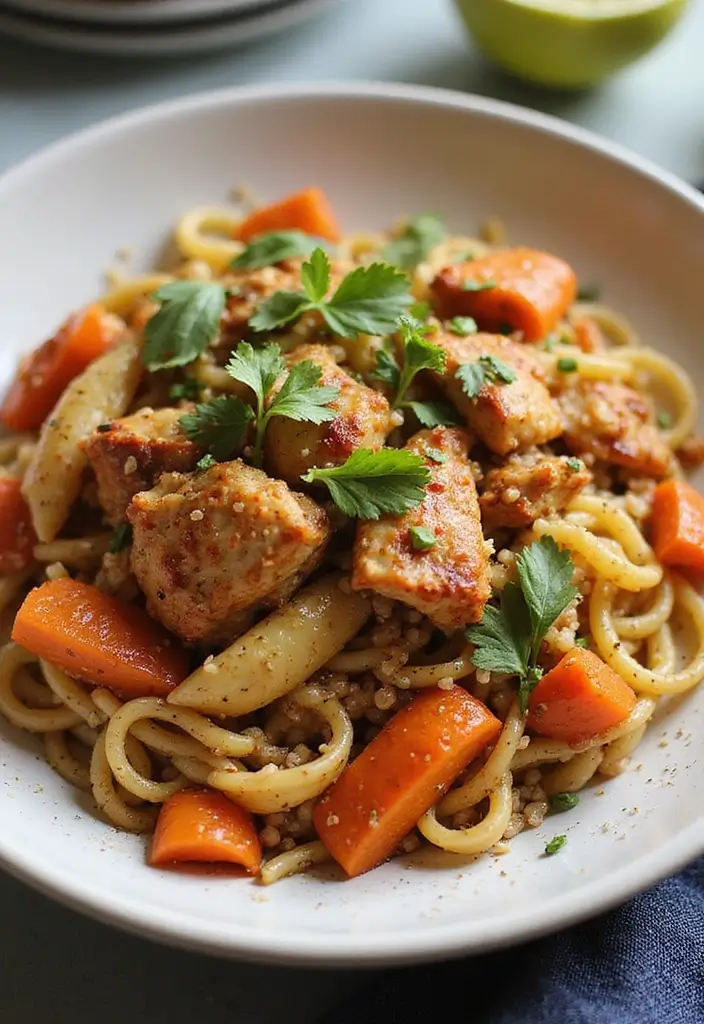 28 Healthy Cajun Chicken Pasta Recipes That Bring the Spice - 28. Cajun Chicken Pasta with Quinoa