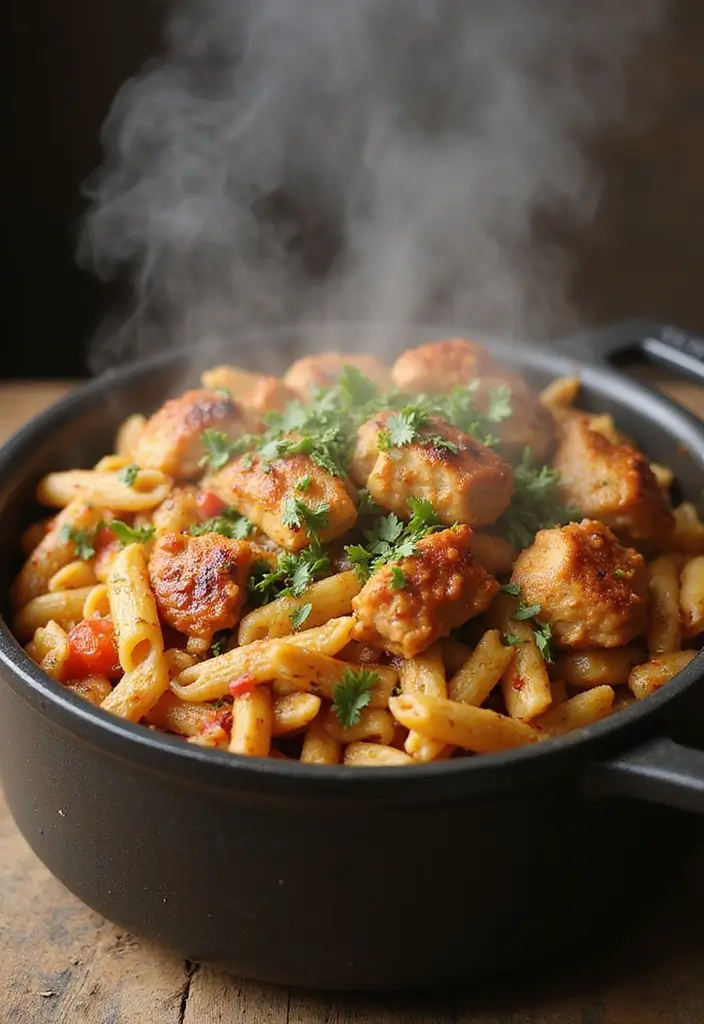 28 Healthy Cajun Chicken Pasta Recipes That Bring the Spice - 5. One-Pot Cajun Chicken Pasta