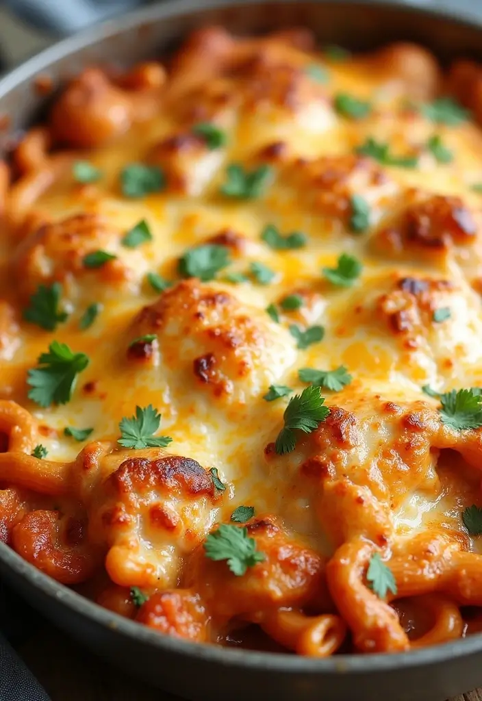 28 Healthy Cajun Chicken Pasta Recipes That Bring the Spice - 7. Cajun Chicken Pasta Bake