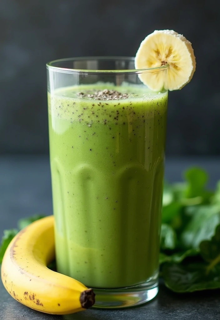 28 Healthy Chia Seed Recipes Packed With Protein - 11. Green Chia Seed Smoothie