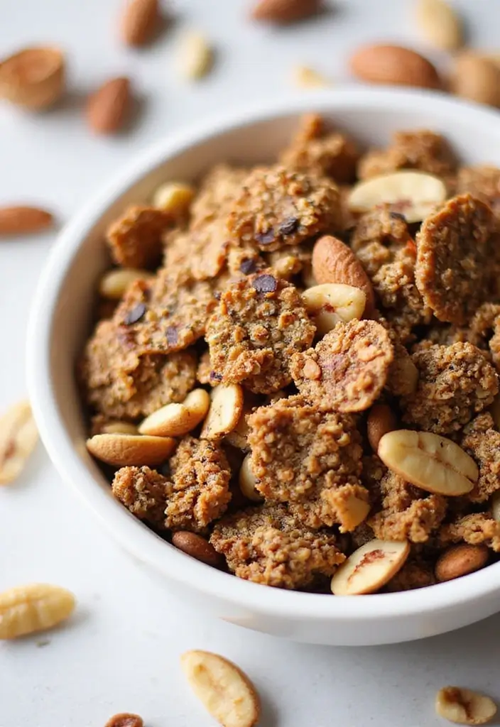 28 Healthy Chia Seed Recipes Packed With Protein - 12. Spiced Chia Seed Granola