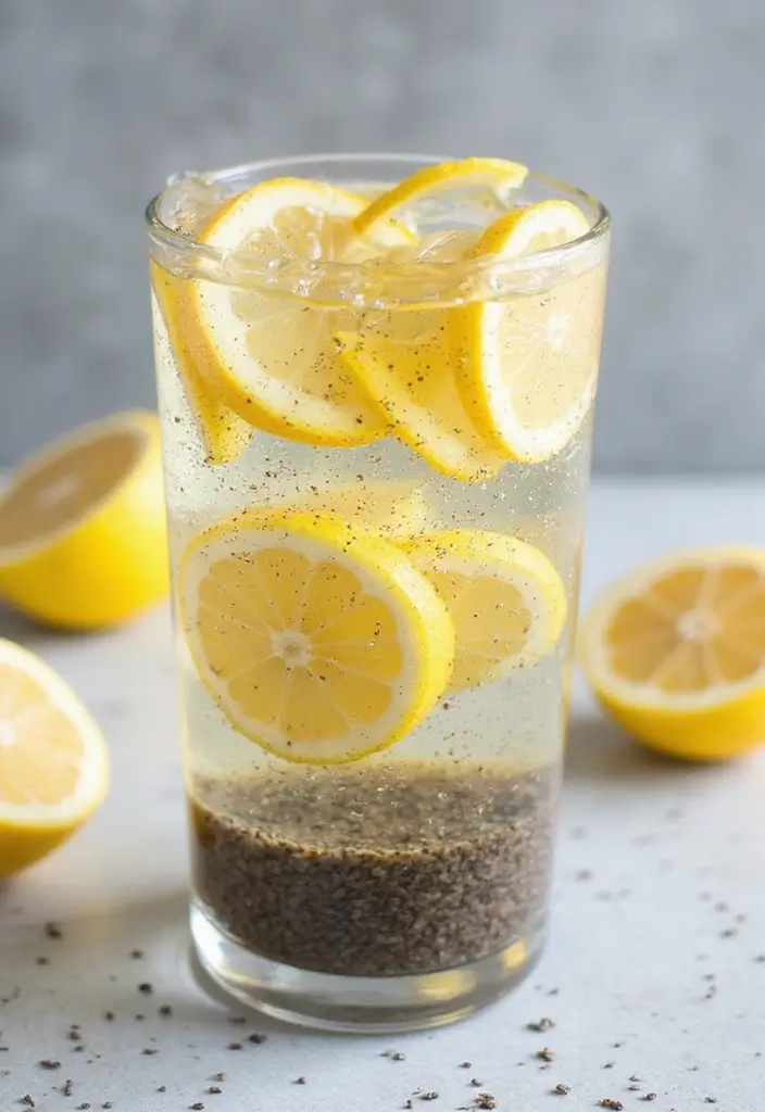 28 Healthy Chia Seed Recipes Packed With Protein - 23. Chia Seed Infused Water