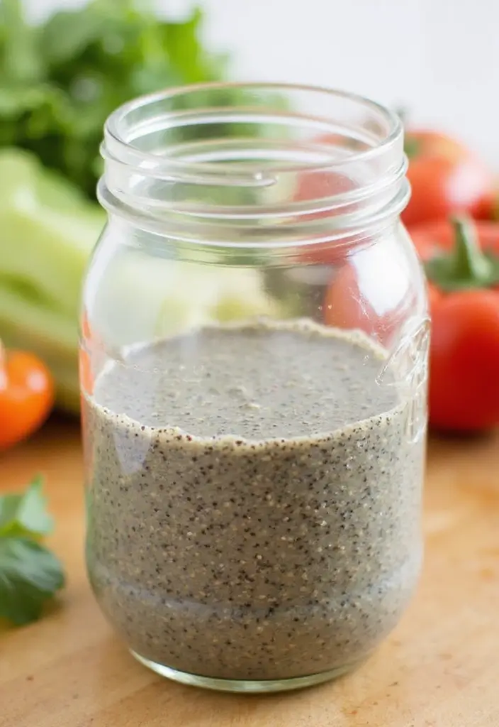 28 Healthy Chia Seed Recipes Packed With Protein - 25. Chia Seed Salad Dressing
