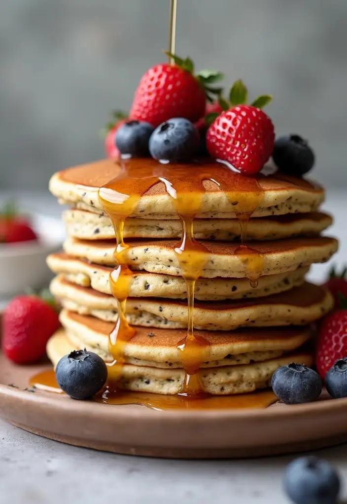 28 Healthy Chia Seed Recipes Packed With Protein - 6. Chia Seed Pancakes