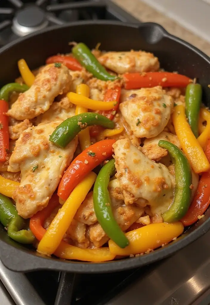 28 Healthy Chicken Casserole Recipes That Are Cozy and Balanced - 15. Chicken and Peppers Casserole