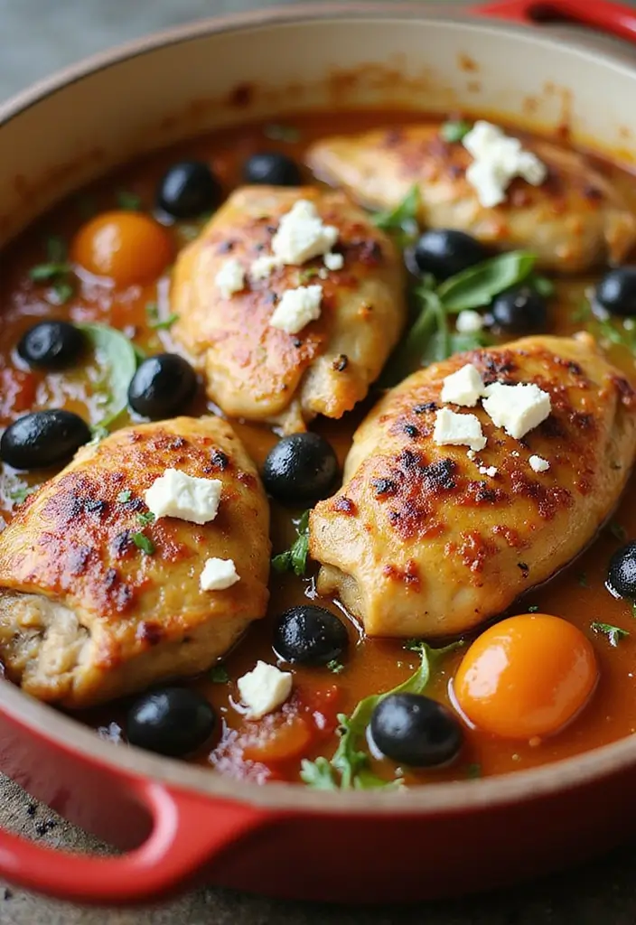 28 Healthy Chicken Casserole Recipes That Are Cozy and Balanced - 2. Mediterranean Chicken Casserole