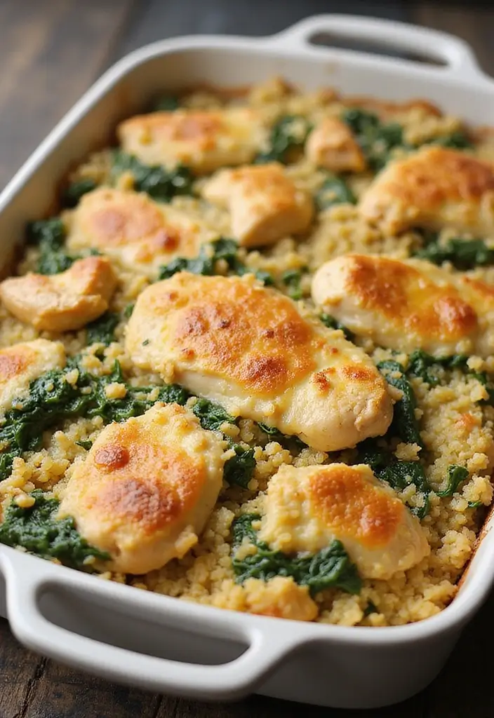 28 Healthy Chicken Casserole Recipes That Are Cozy and Balanced - 3. Chicken Quinoa Casserole