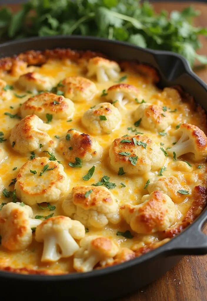 28 Healthy Chicken Casserole Recipes That Are Cozy and Balanced - 4. Cheesy Chicken and Cauliflower Casserole