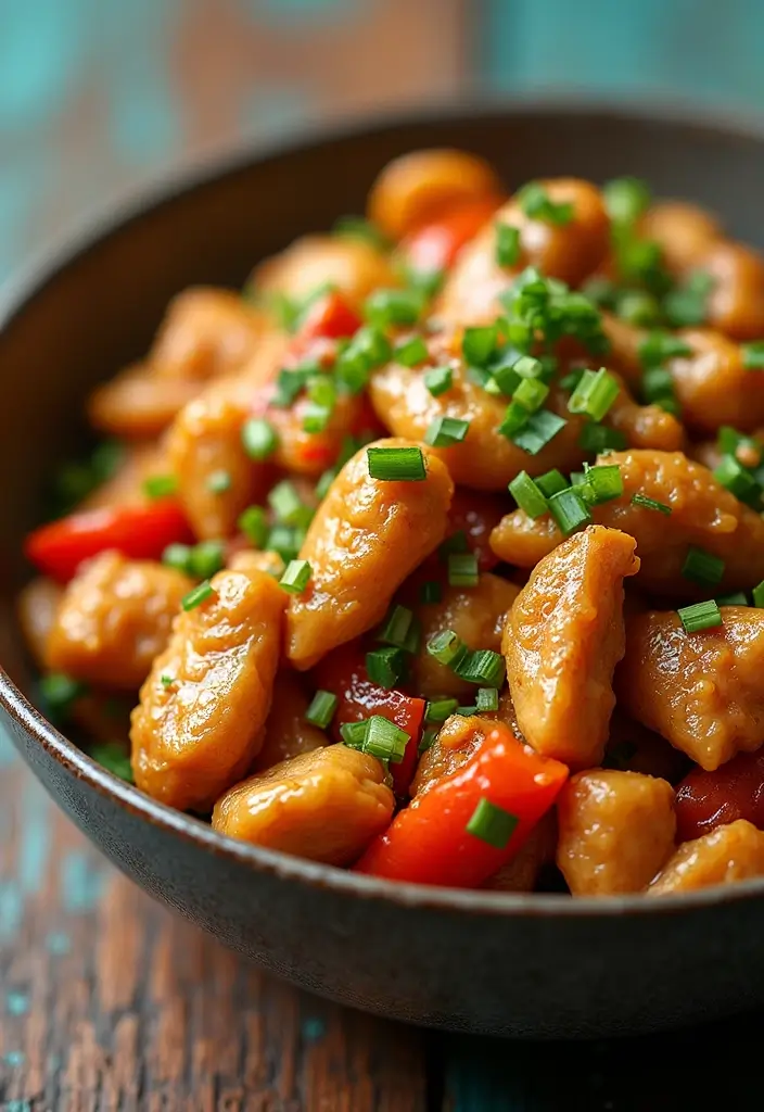 28 Healthy Chicken Stir Fry Recipes That Cook in Minutes - 10. Garlic Ginger Chicken Stir Fry