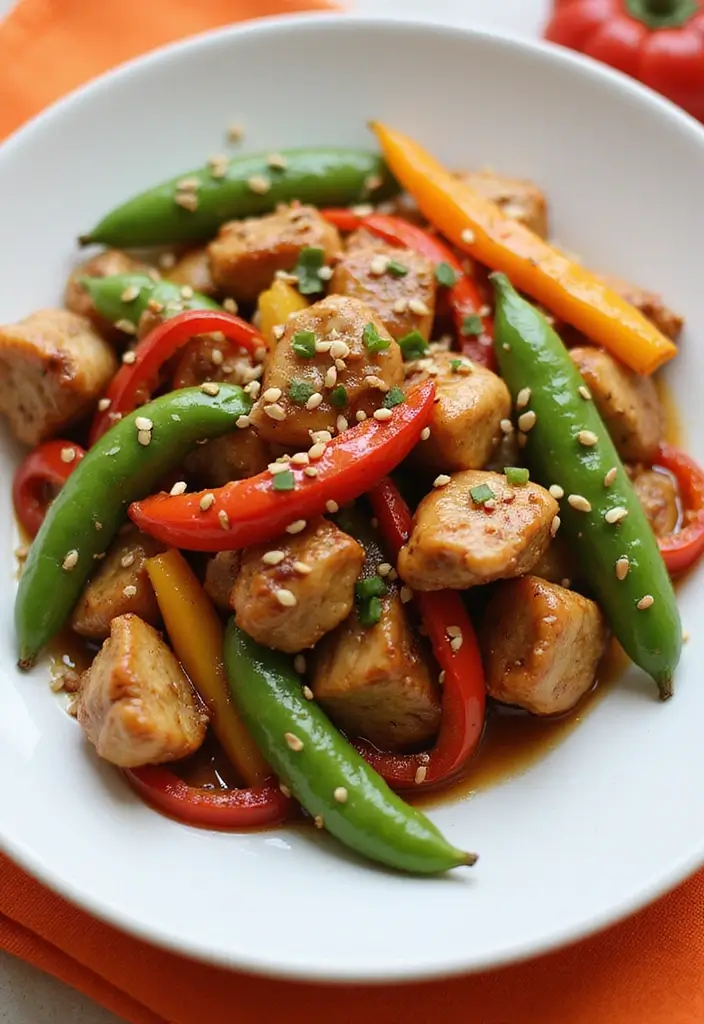 28 Healthy Chicken Stir Fry Recipes That Cook in Minutes - 2. Teriyaki Chicken and Veggie Stir Fry