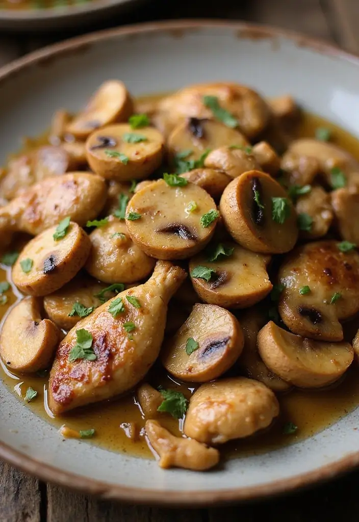 28 Healthy Chicken Stir Fry Recipes That Cook in Minutes - 20. Chicken and Mushroom Stir Fry