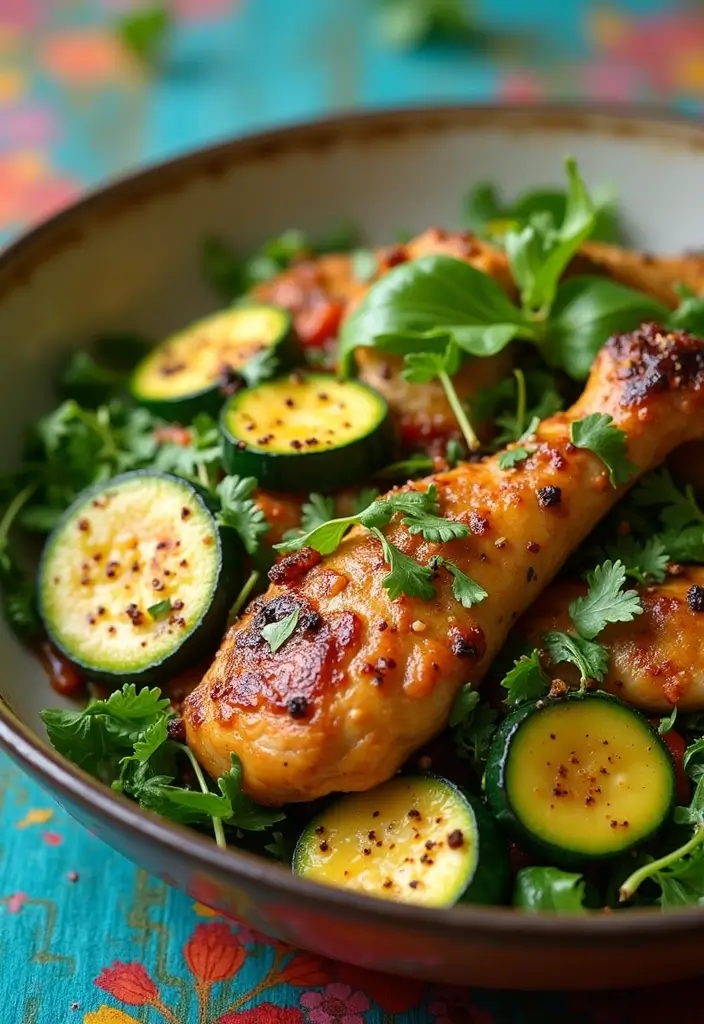 28 Healthy Chicken Stir Fry Recipes That Cook in Minutes - 23. Chicken and Zucchini Stir Fry