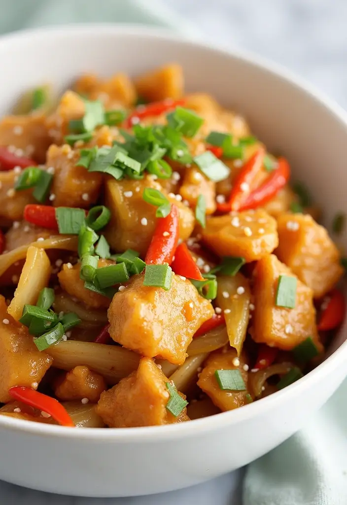 28 Healthy Chicken Stir Fry Recipes That Cook in Minutes - 24. Chicken and Cabbage Stir Fry