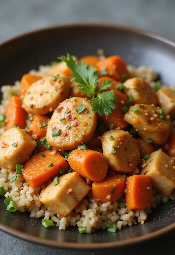 28 Healthy Chicken Stir Fry Recipes That Cook in Minutes - 26. Chicken and Carrot Stir Fry