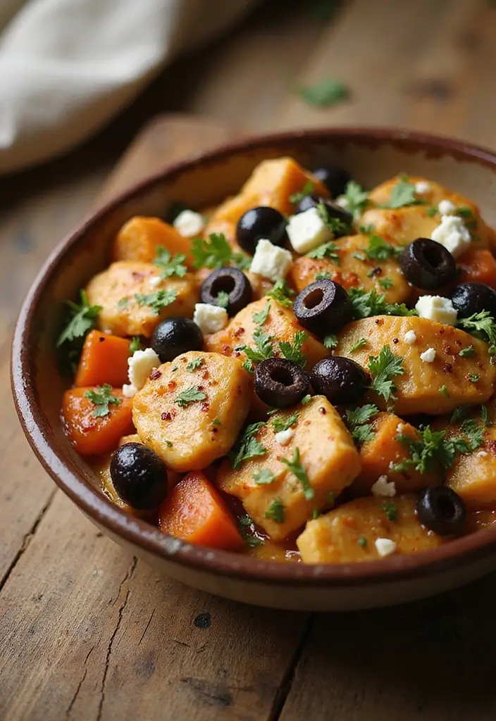 28 Healthy Chicken Stir Fry Recipes That Cook in Minutes - 9. Mediterranean Chicken Stir Fry