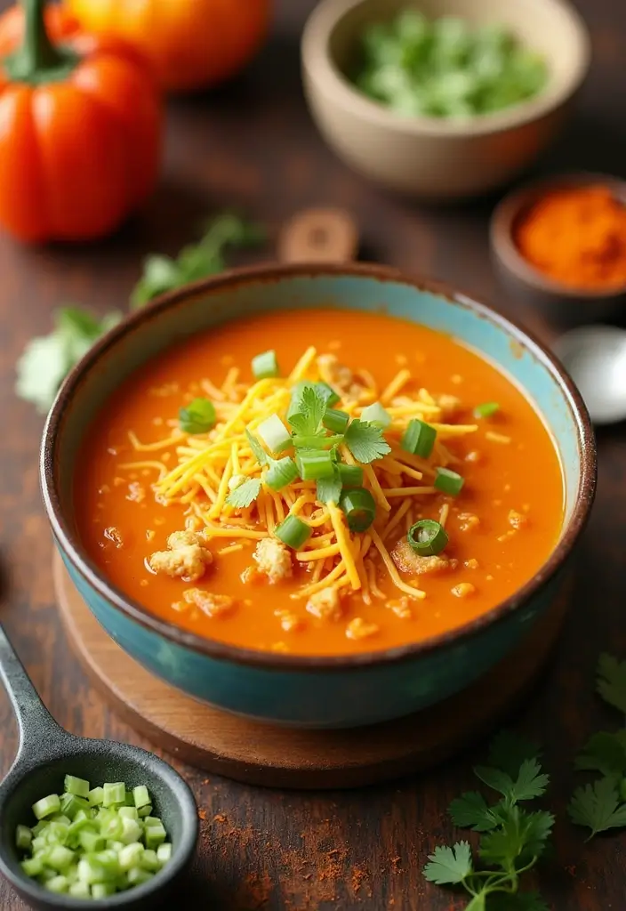 28 Healthy Chicken Tortilla Soup Recipes That Warm You Up - 21. Buffalo Chicken Tortilla Soup