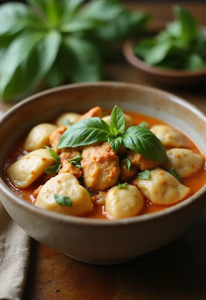 28 Healthy Chicken and Dumplings Recipes That Feel Cozy - 11. Thai Chicken and Dumplings