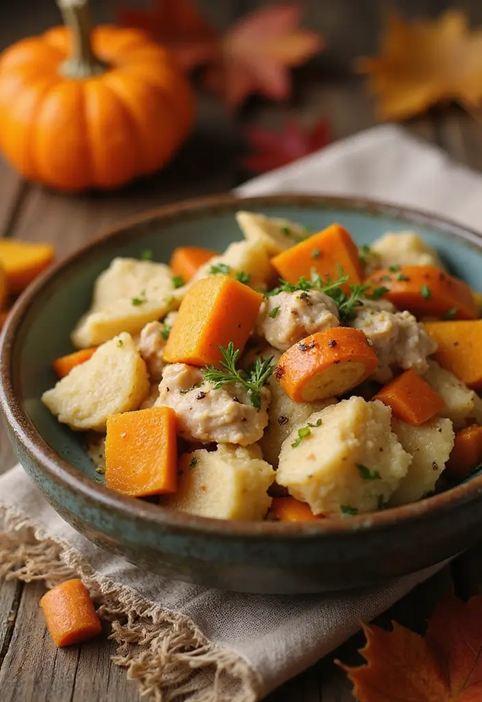 28 Healthy Chicken and Dumplings Recipes That Feel Cozy - 15. Fall Harvest Chicken and Dumplings