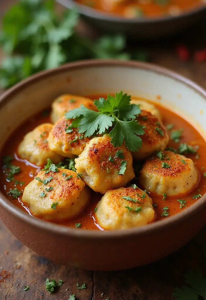 28 Healthy Chicken and Dumplings Recipes That Feel Cozy - 17. Moroccan Chicken and Dumplings