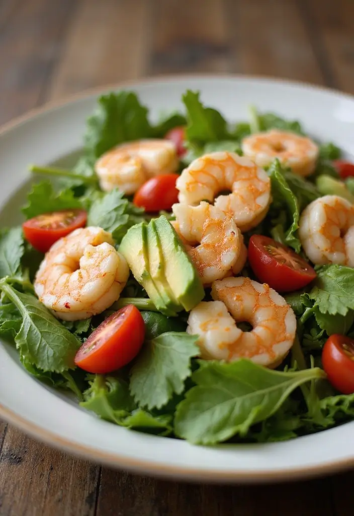 28 Healthy Dinner Recipes for Weight Losing That Actually Satisfy - 14. Shrimp and Avocado Salad