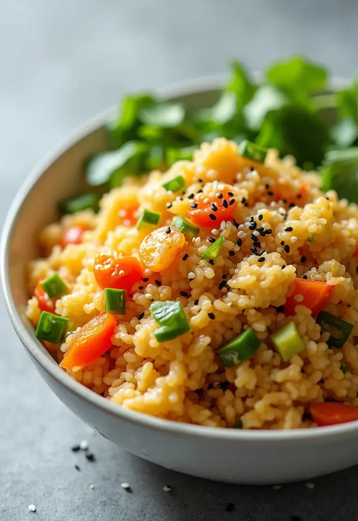 28 Healthy Dinner Recipes for Weight Losing That Actually Satisfy - 5. Cauliflower Fried Rice