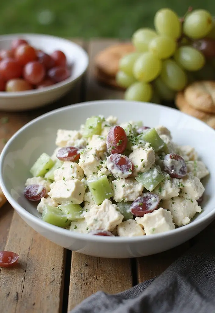 28 Healthy Dinner Recipes for Weight Losing That Actually Satisfy - 6. Greek Yogurt Chicken Salad