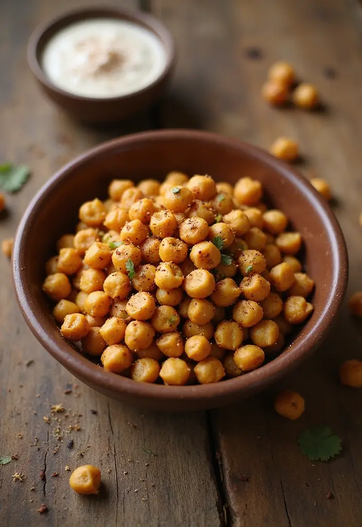 28 Healthy Recipes for Weight Losing That Are Filling - 11. Spicy Roasted Chickpeas