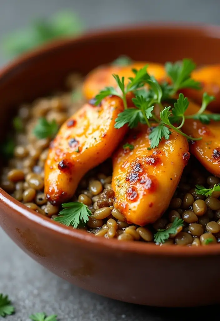 28 Orange Chicken Recipe Healthy Versions You’ll Love - 17. Orange Chicken with Lentils
