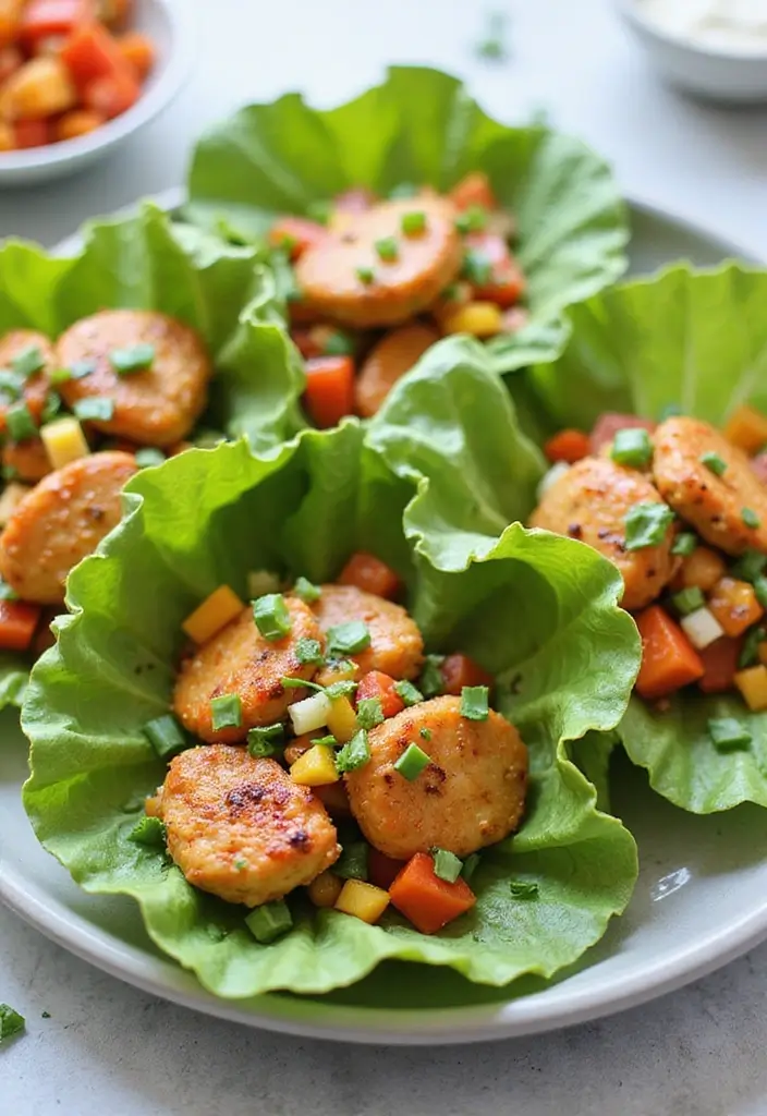 28 Orange Chicken Recipe Healthy Versions You’ll Love - 8. Orange Chicken Lettuce Wraps