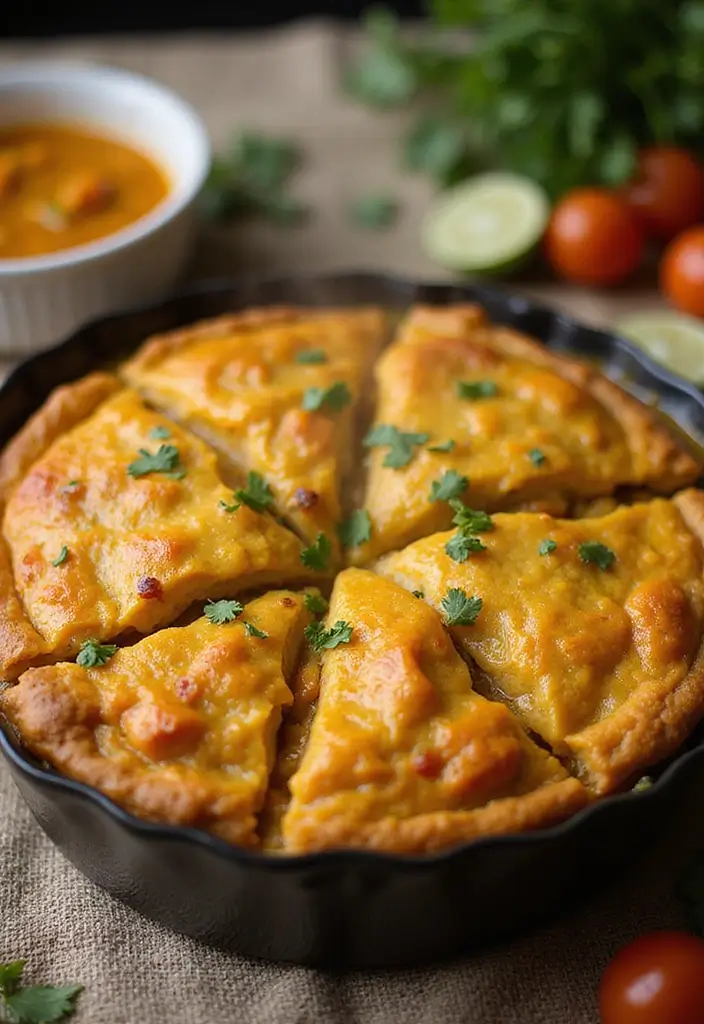 29 Chicken Pot Pie Healthy Recipes That Taste Like Comfort - 10. Curried Chicken Pot Pie