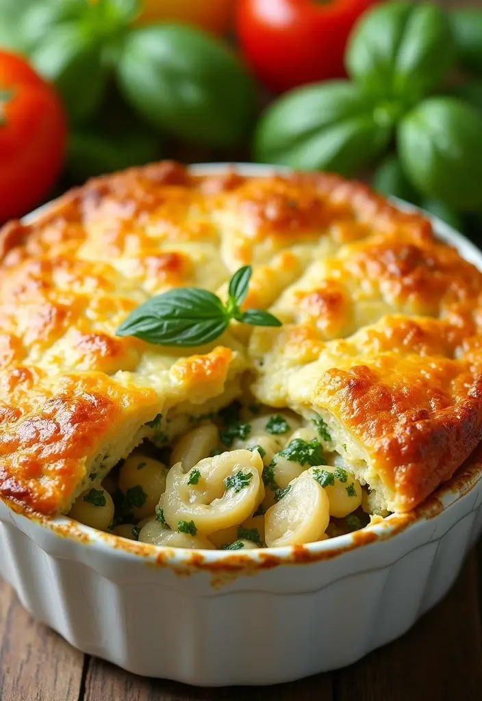 29 Chicken Pot Pie Healthy Recipes That Taste Like Comfort - 18. Pesto Chicken Pot Pie