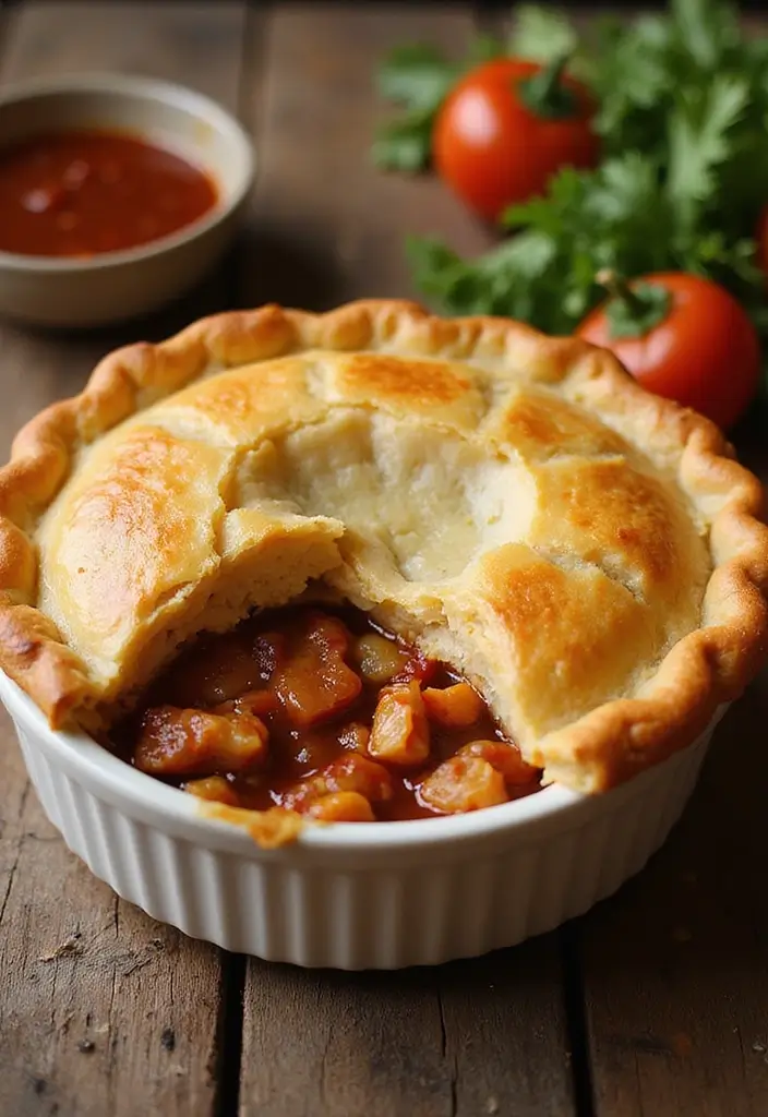 29 Chicken Pot Pie Healthy Recipes That Taste Like Comfort - 19. BBQ Chicken Pot Pie