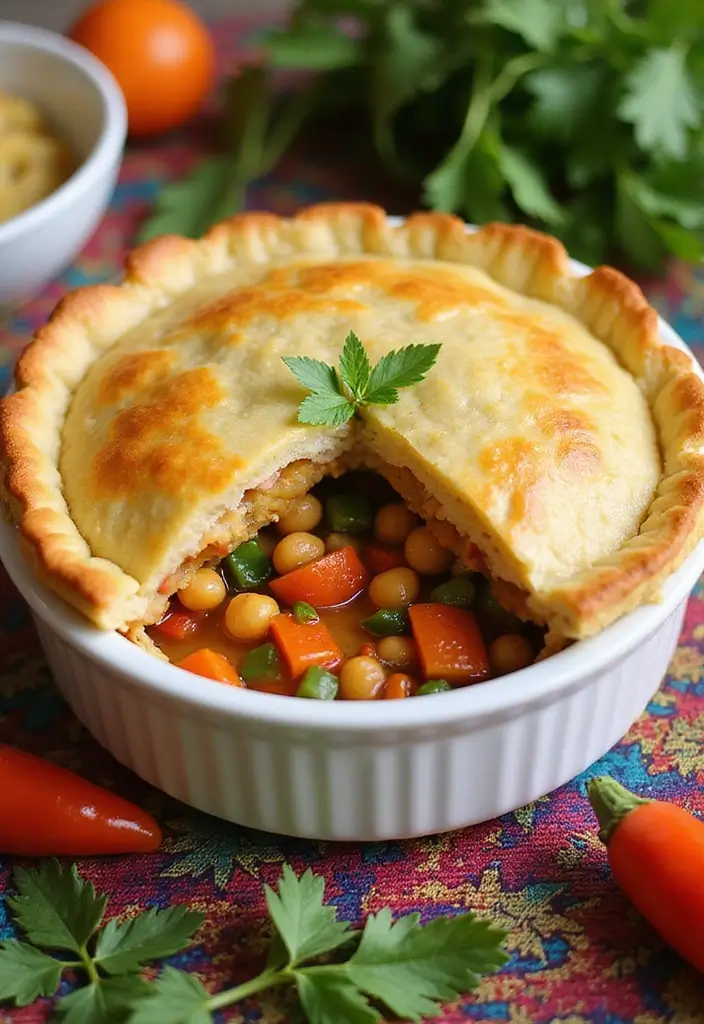 29 Chicken Pot Pie Healthy Recipes That Taste Like Comfort - 2. Vegan Chickpea Pot Pie
