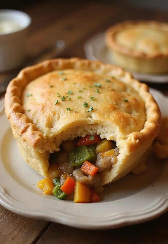 29 Chicken Pot Pie Healthy Recipes That Taste Like Comfort - 3. Low-Calorie Turkey Pot Pie