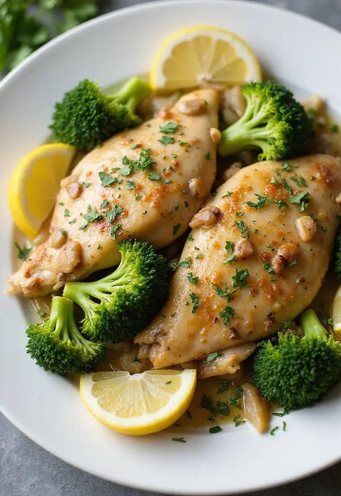 29 Chicken and Broccoli Recipes Healthy Dinners That Hit the Spot - 1. Lemon Garlic Chicken and Broccoli