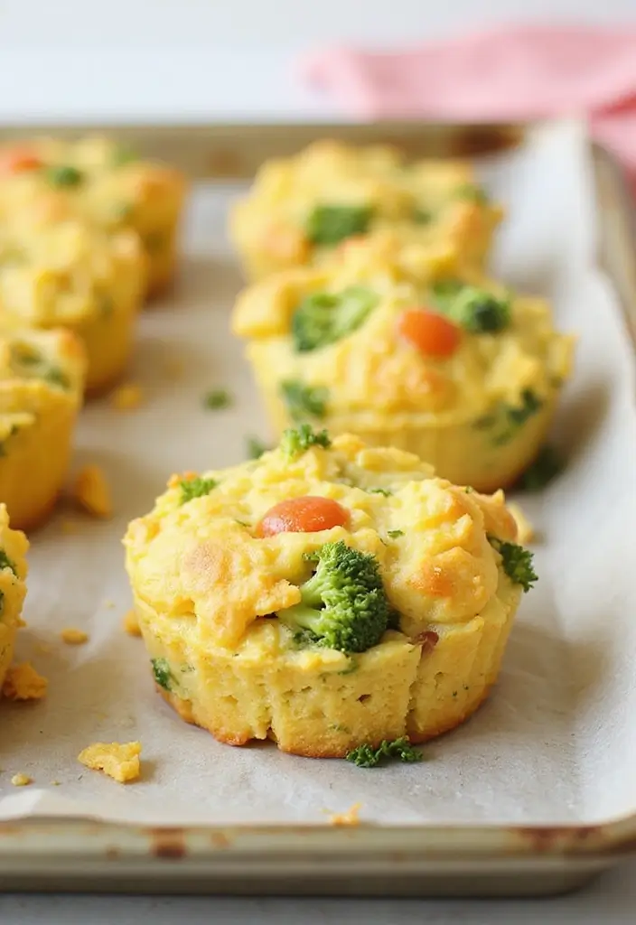 29 Chicken and Broccoli Recipes Healthy Dinners That Hit the Spot - 22. Chicken and Broccoli Egg Muffins