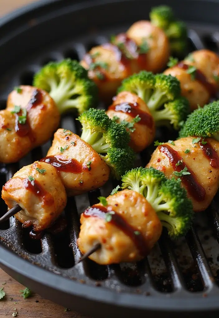 29 Chicken and Broccoli Recipes Healthy Dinners That Hit the Spot - 6. Honey Soy Chicken and Broccoli Skewers